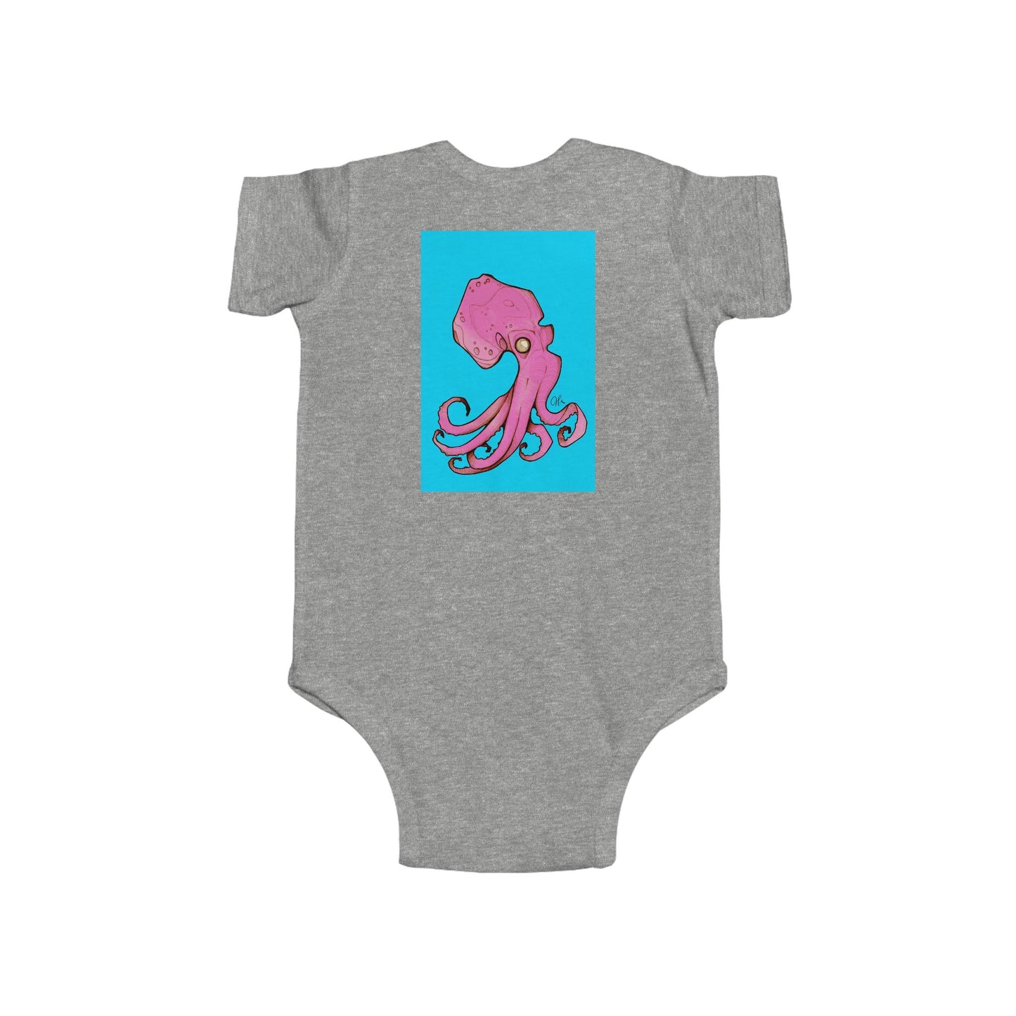 Infant Fine Jersey Andrew French Octopus Bodysuit