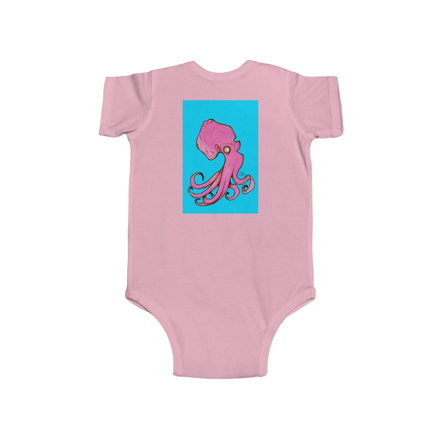 Infant Fine Jersey Andrew French Octopus Bodysuit