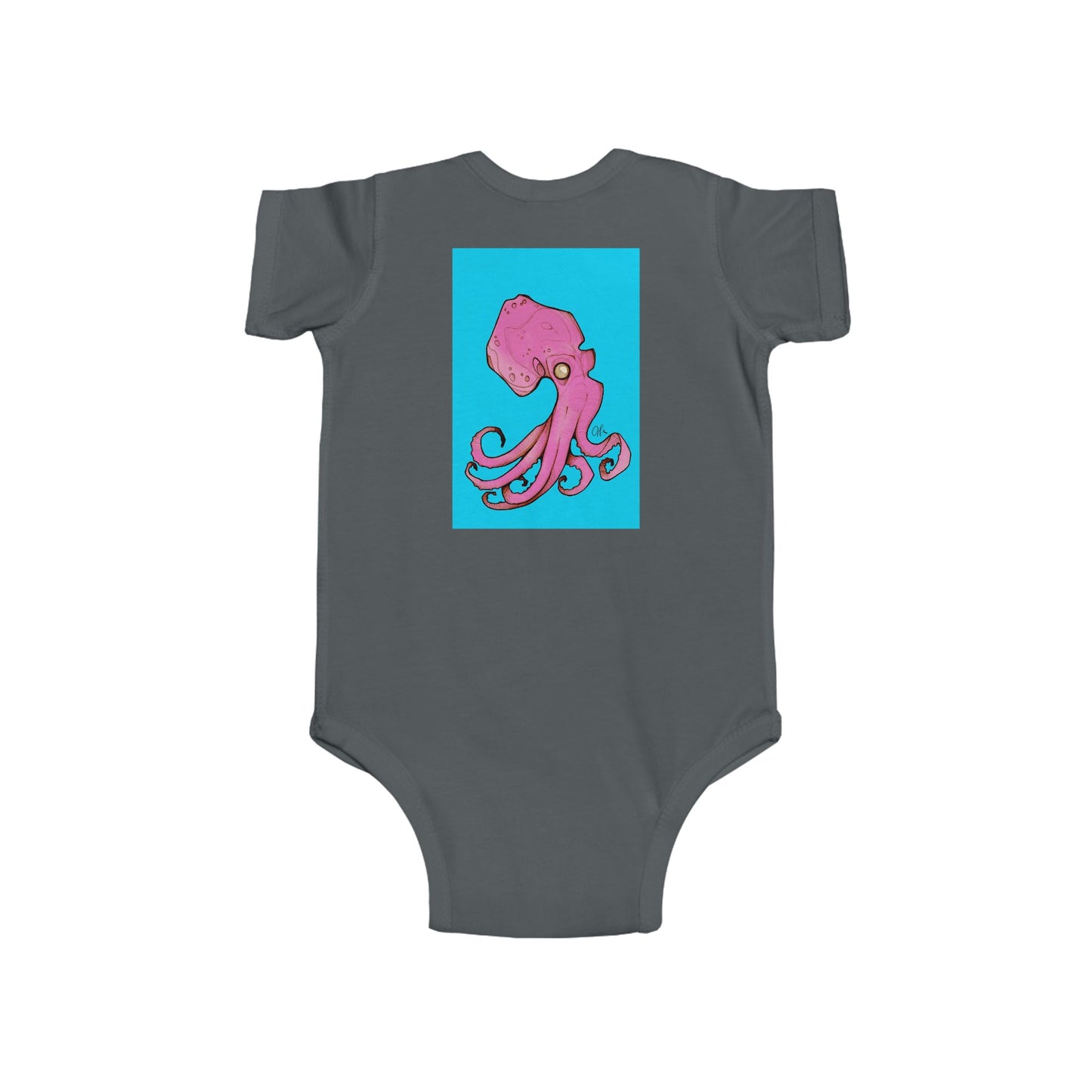 Infant Fine Jersey Andrew French Octopus Bodysuit