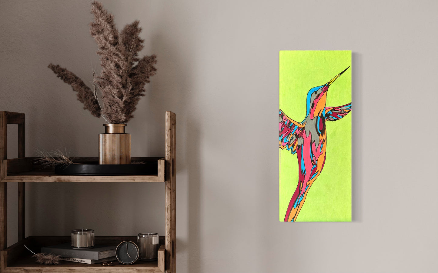 Still Hummingbird Pyrography
