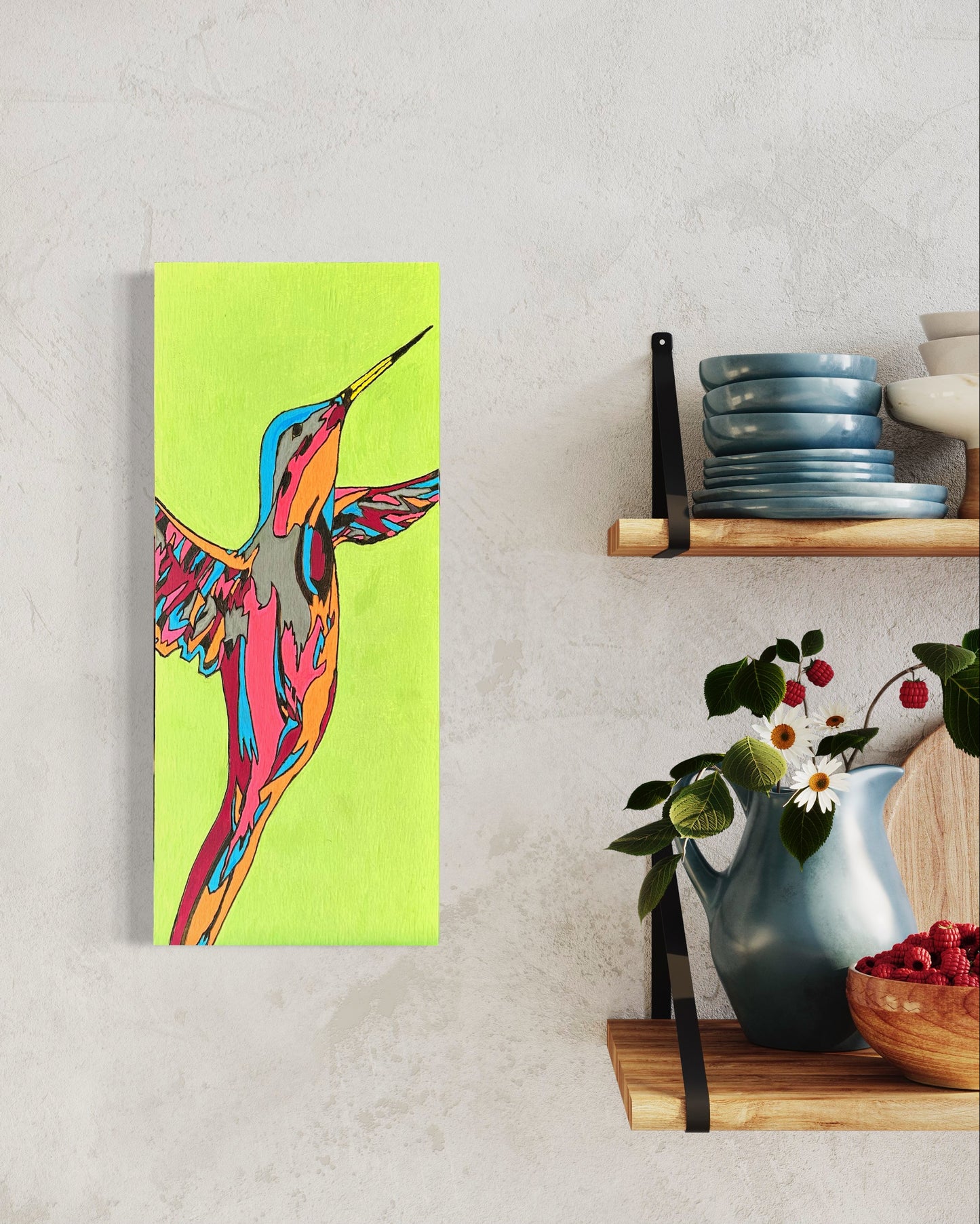 Still Hummingbird Pyrography