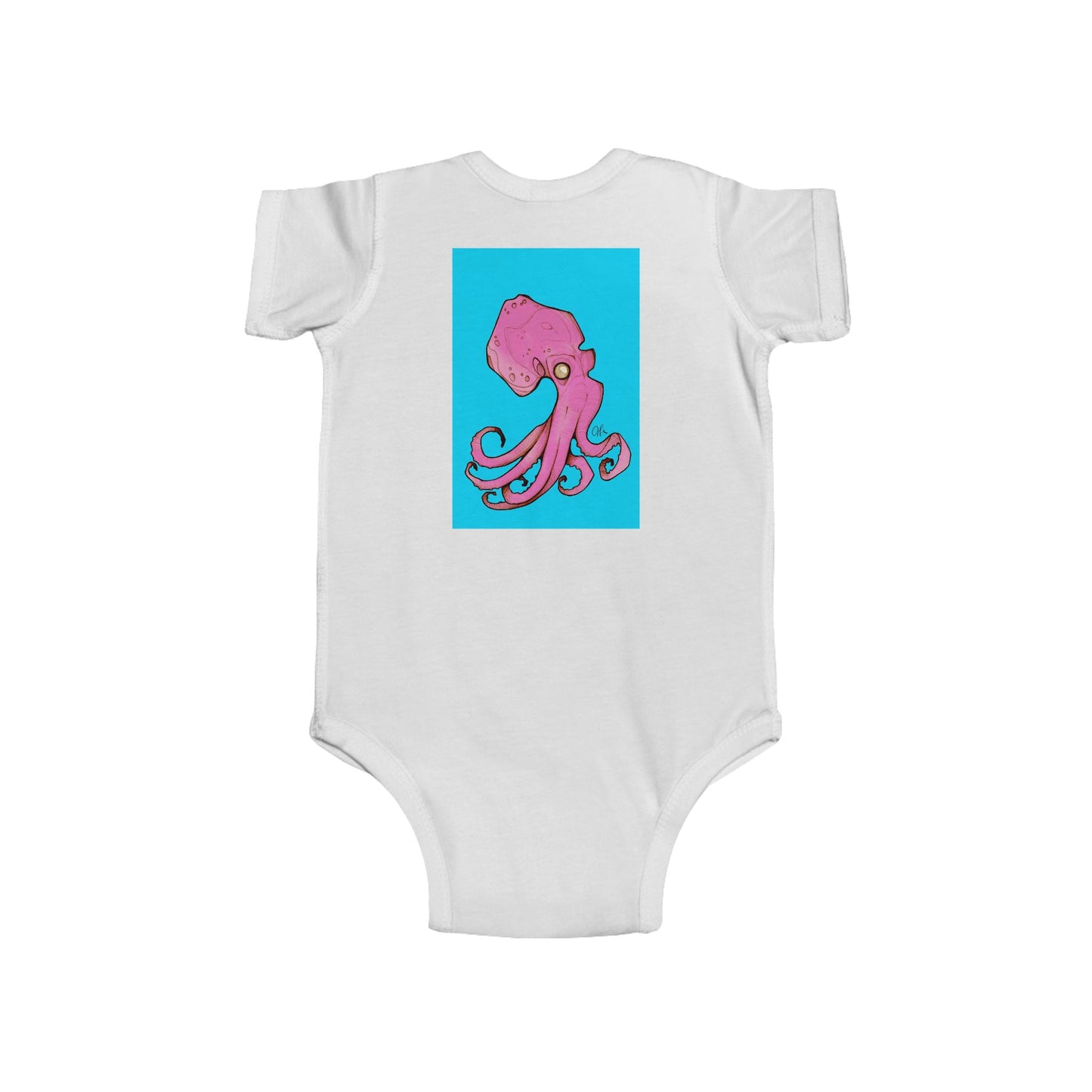 Infant Fine Jersey Andrew French Octopus Bodysuit