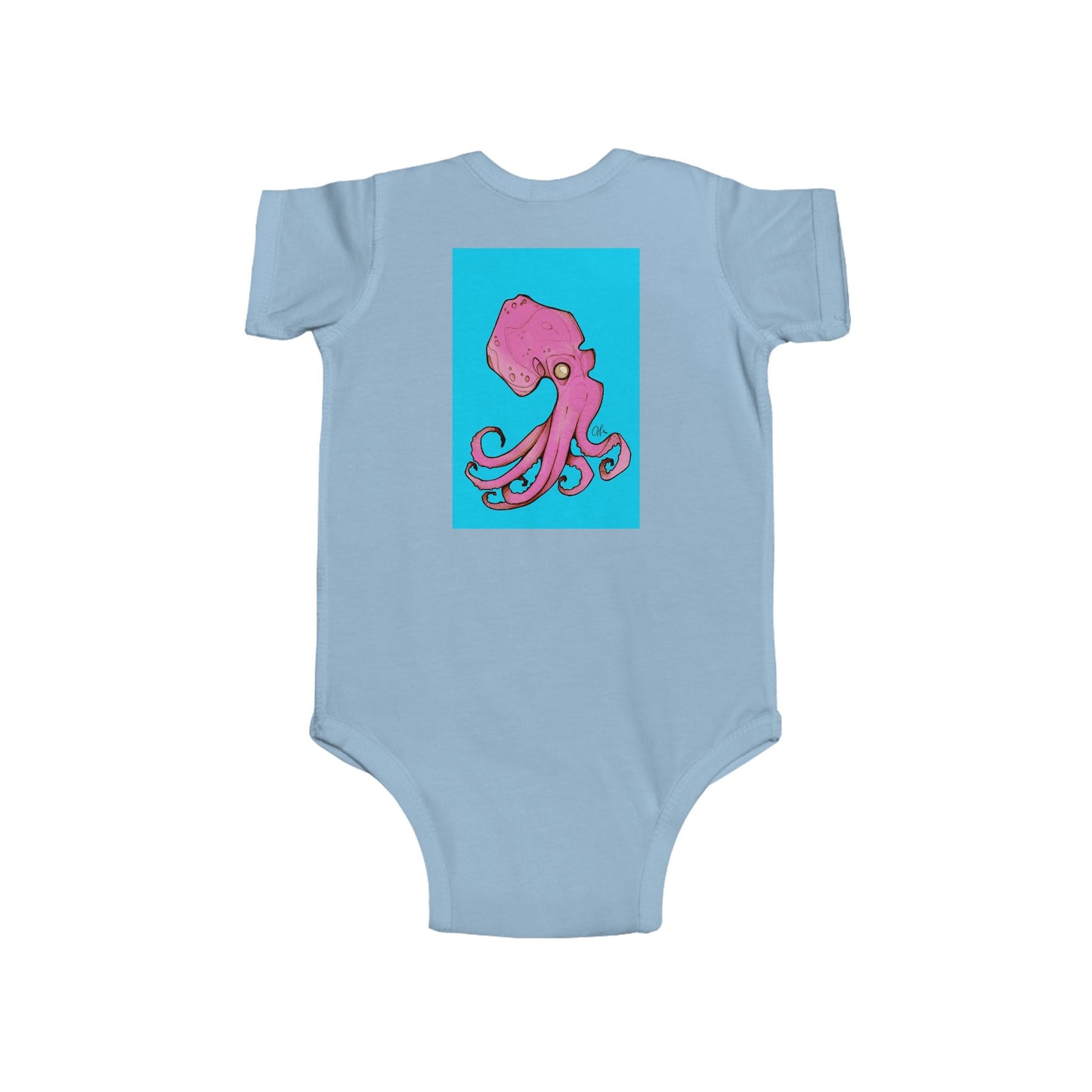 Infant Fine Jersey Andrew French Octopus Bodysuit