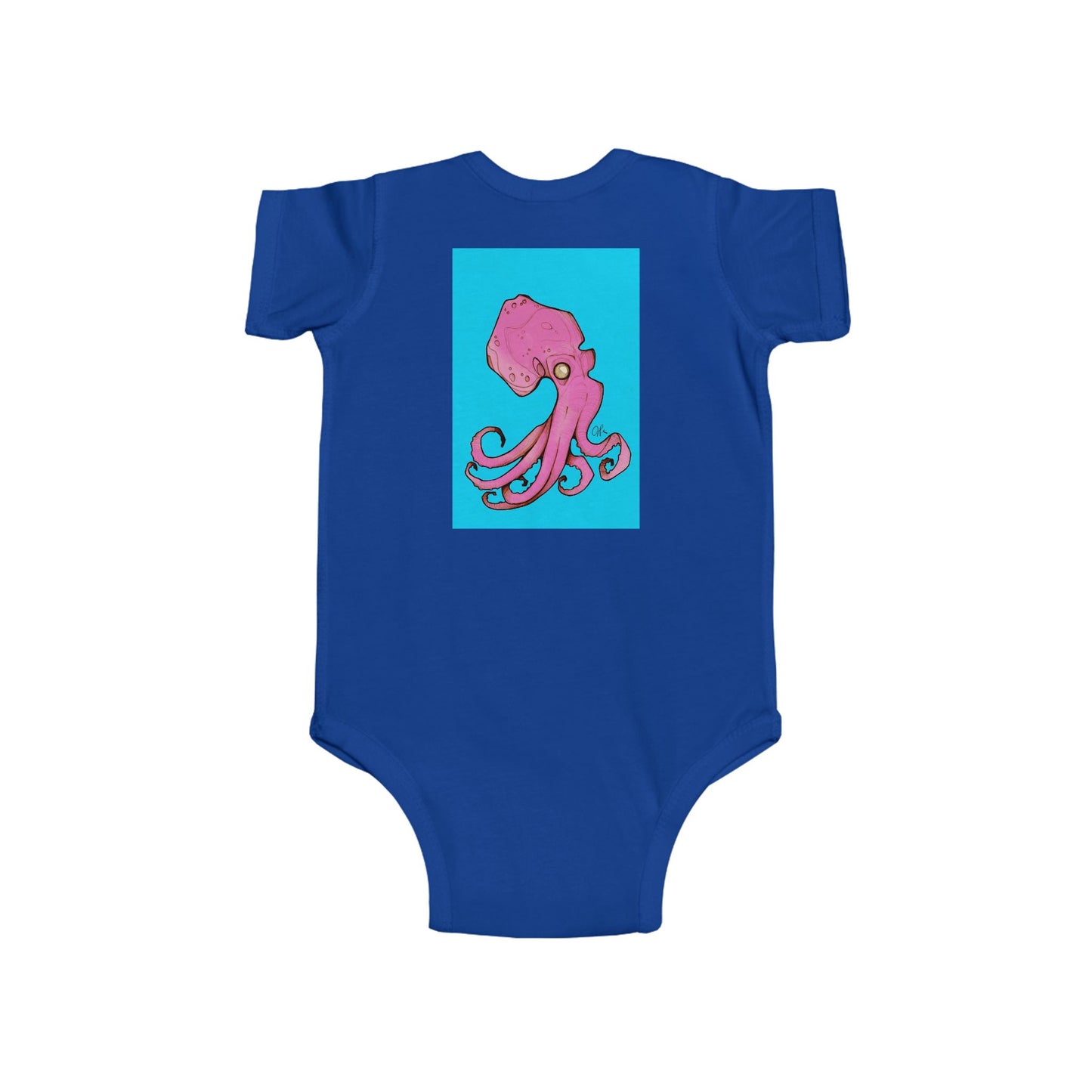 Infant Fine Jersey Andrew French Octopus Bodysuit