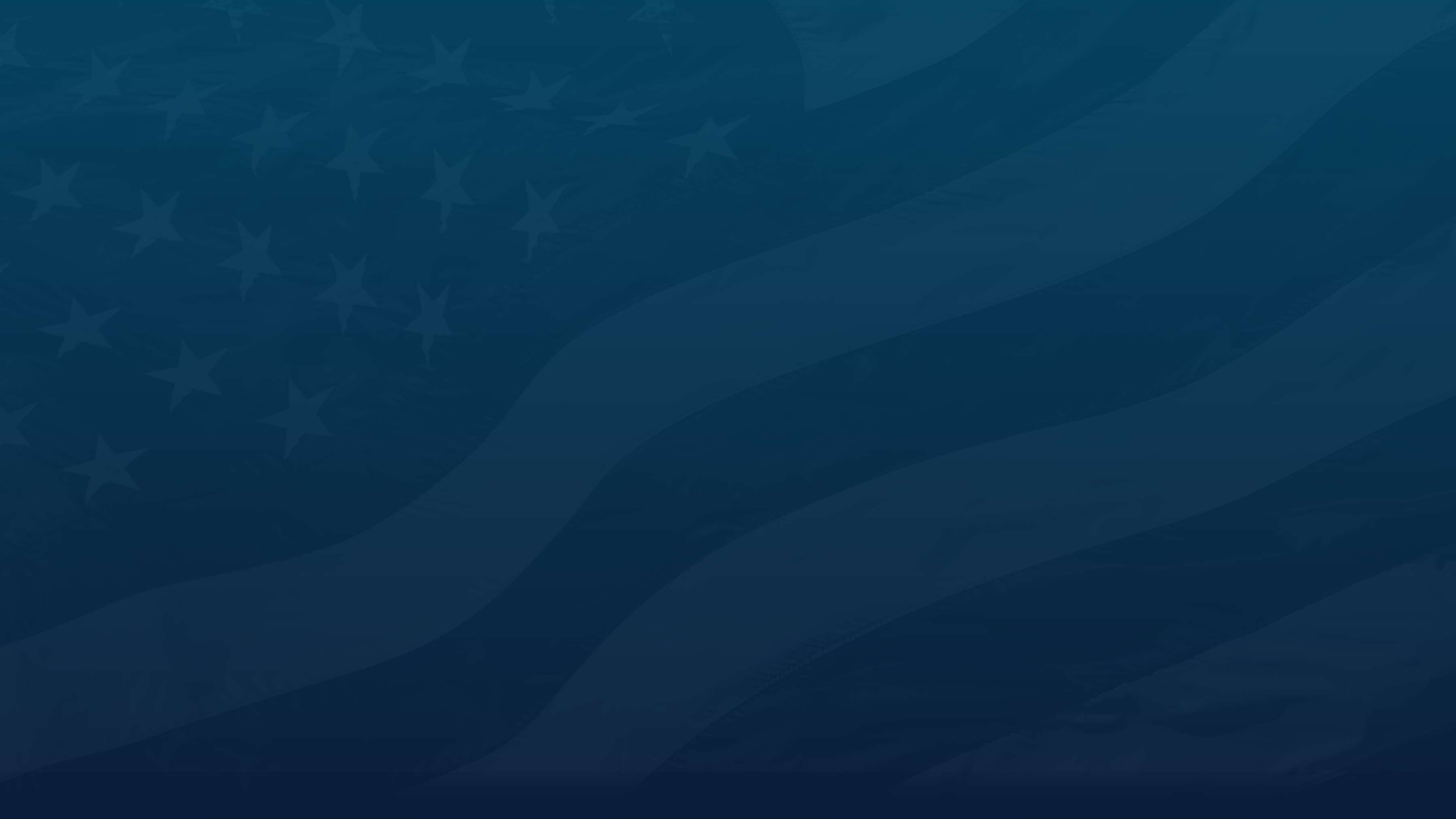 Subtle dark navy background featuring the American flag with stars and stripes — used to symbolize patriotism and honor within the Market Street Merchants Military Collection.